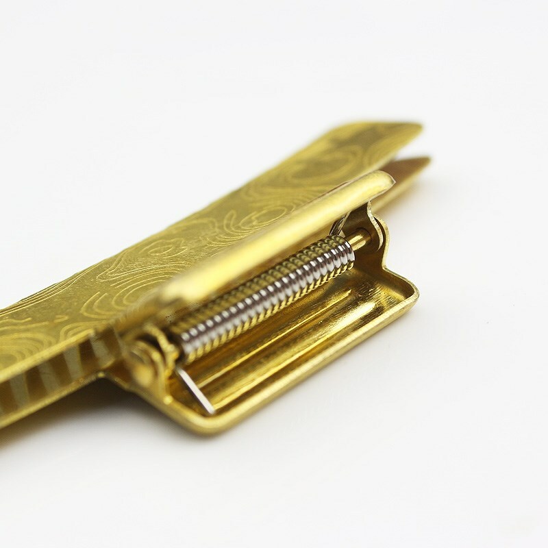金色男士夾4入