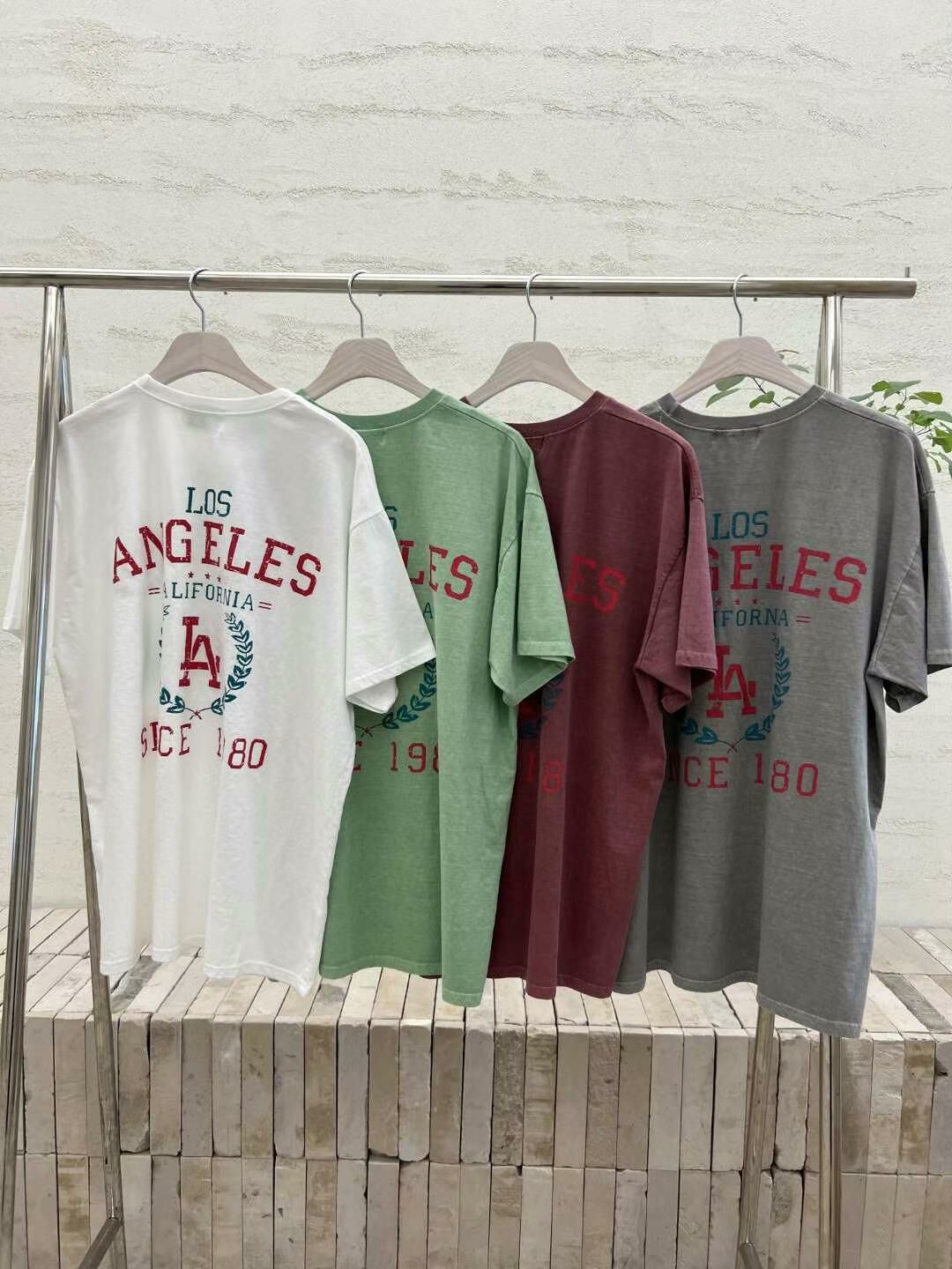 洗水英文字短袖Tee KKUKKU-005T