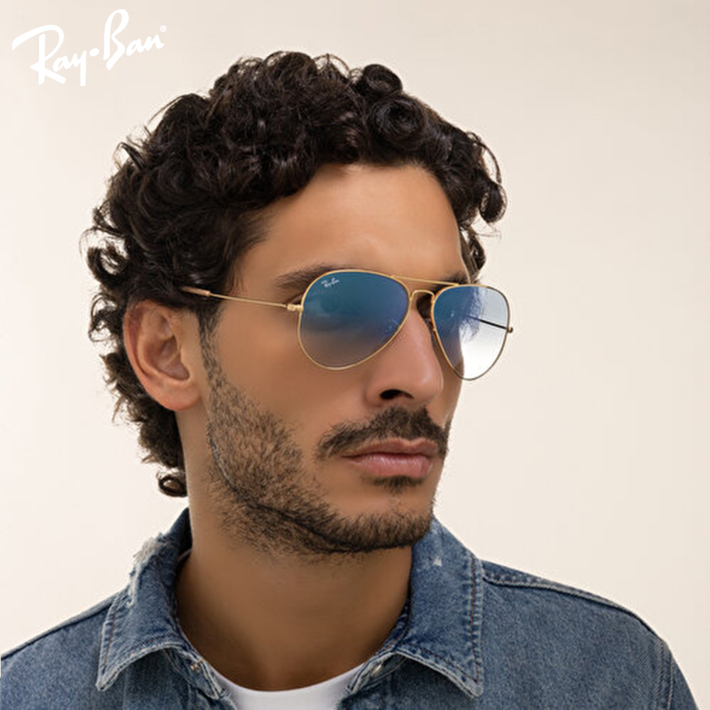 【RayBan】RB3025 001/3M-58/62mm 飛行員框太陽眼鏡