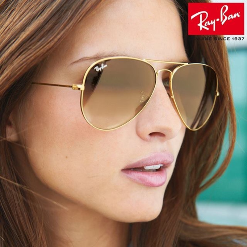 【RayBan】RB3025 00151-58mm/62mm 時尚經典Aviator 飛行員太陽眼鏡