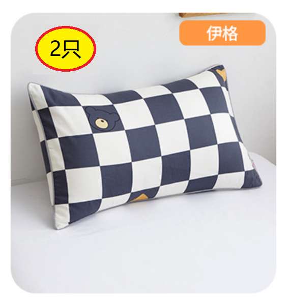爆款【2只】兒童卡通純棉枕套(伊格）(尺寸：枕套35*55cm)