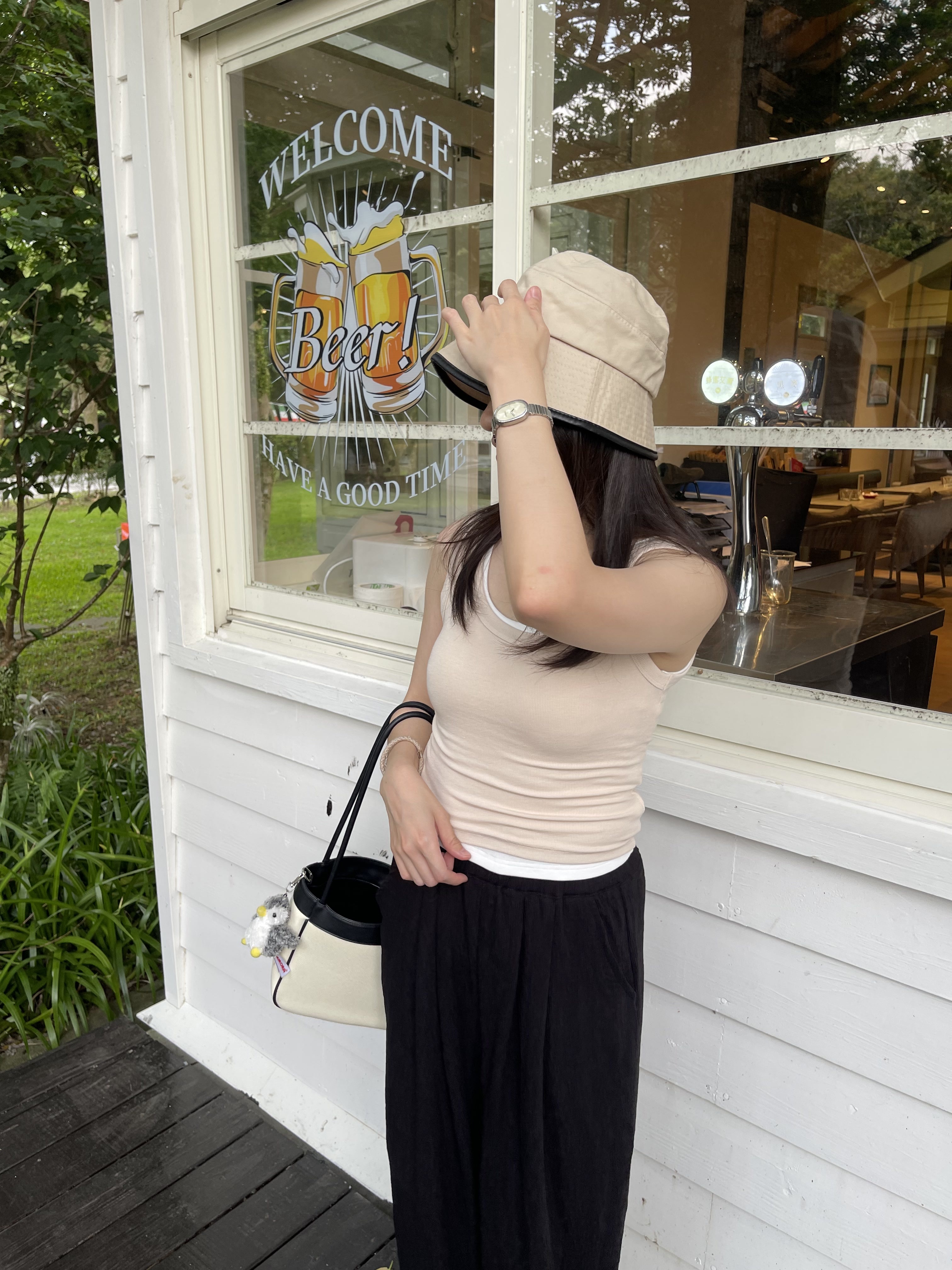 百搭螺紋小背心