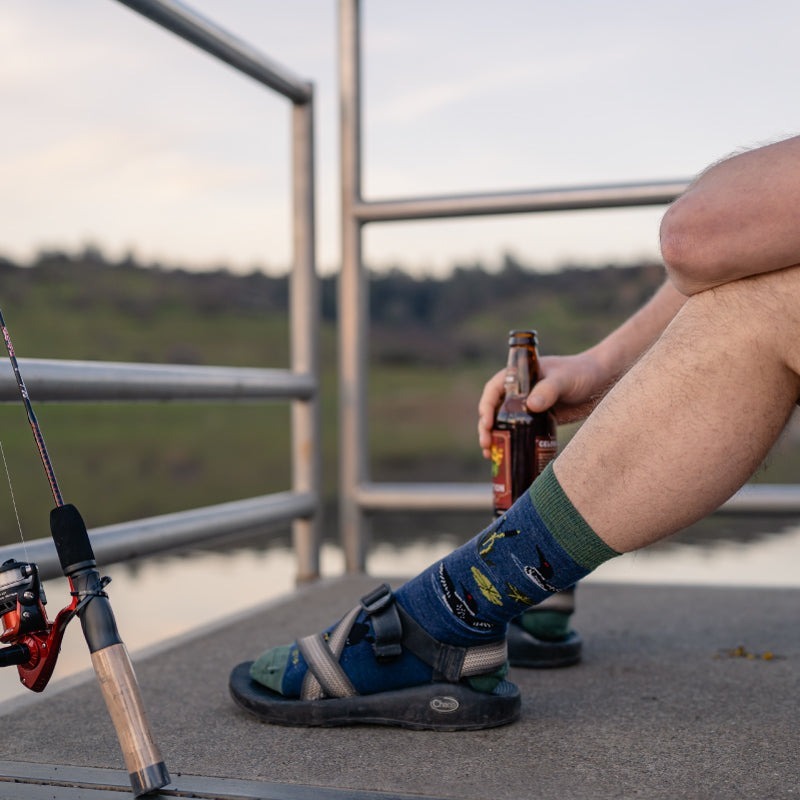 【Darn Tough】男款 6112．Diver Crew Lightweight Denim