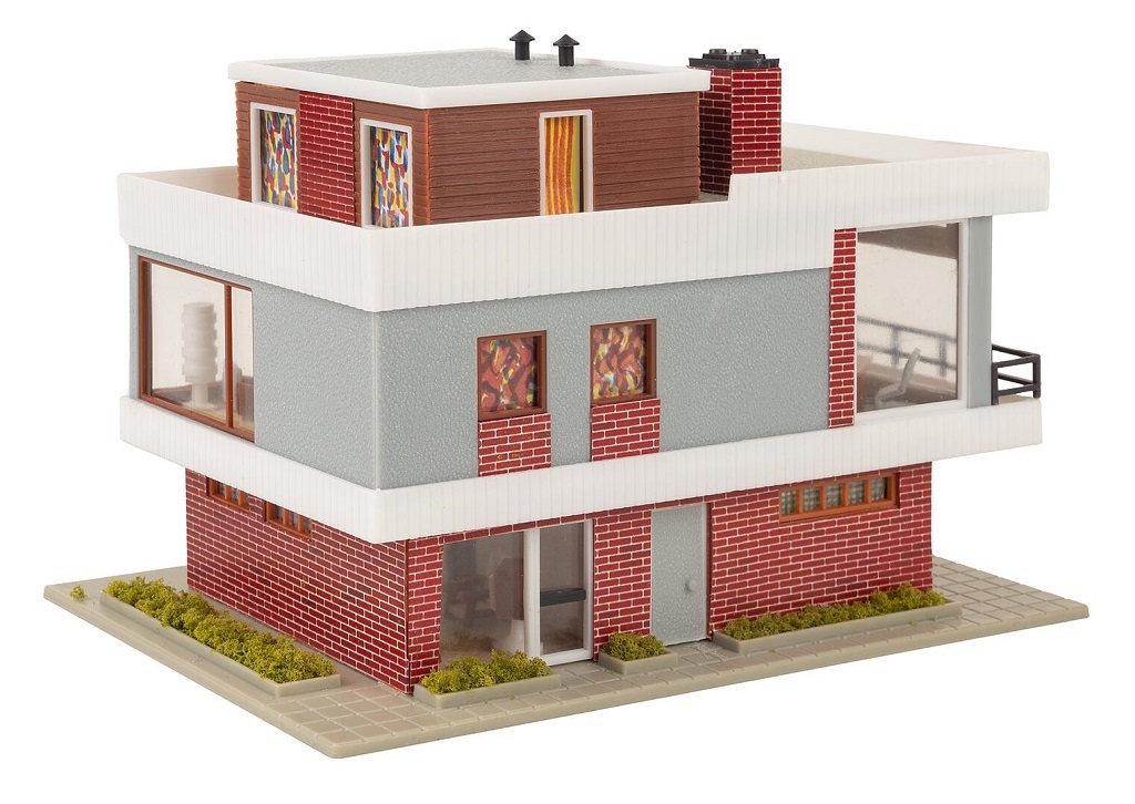 Faller 109257 HO規 Modern house with flat roof 現代雙層住宅