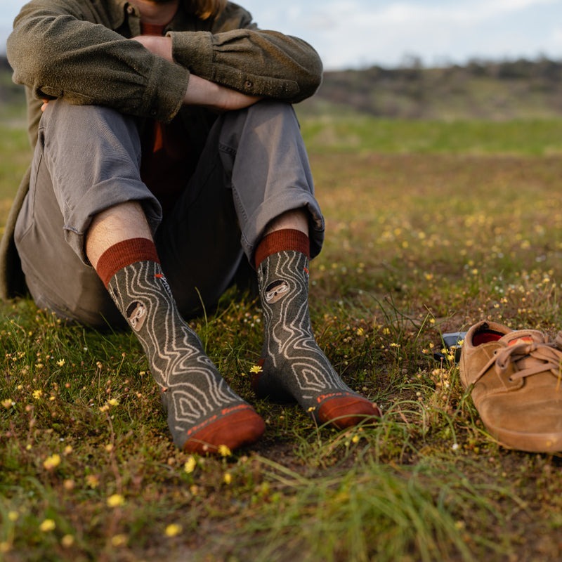 【Darn Tough】男款 6111．Woody Crew Lightweight Forest