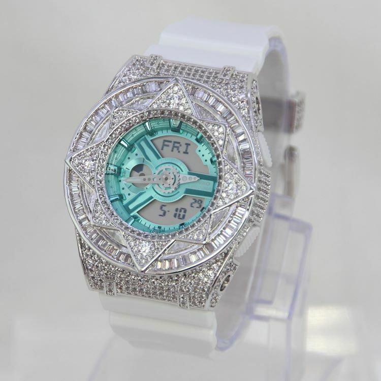 銀色 改裝手錶 BA-110XWS-7A - 魔法星