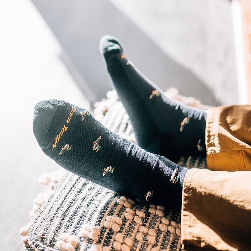 【Darn Tough】男款 6094．Duck Duck Moose Crew Lightweight Cushion