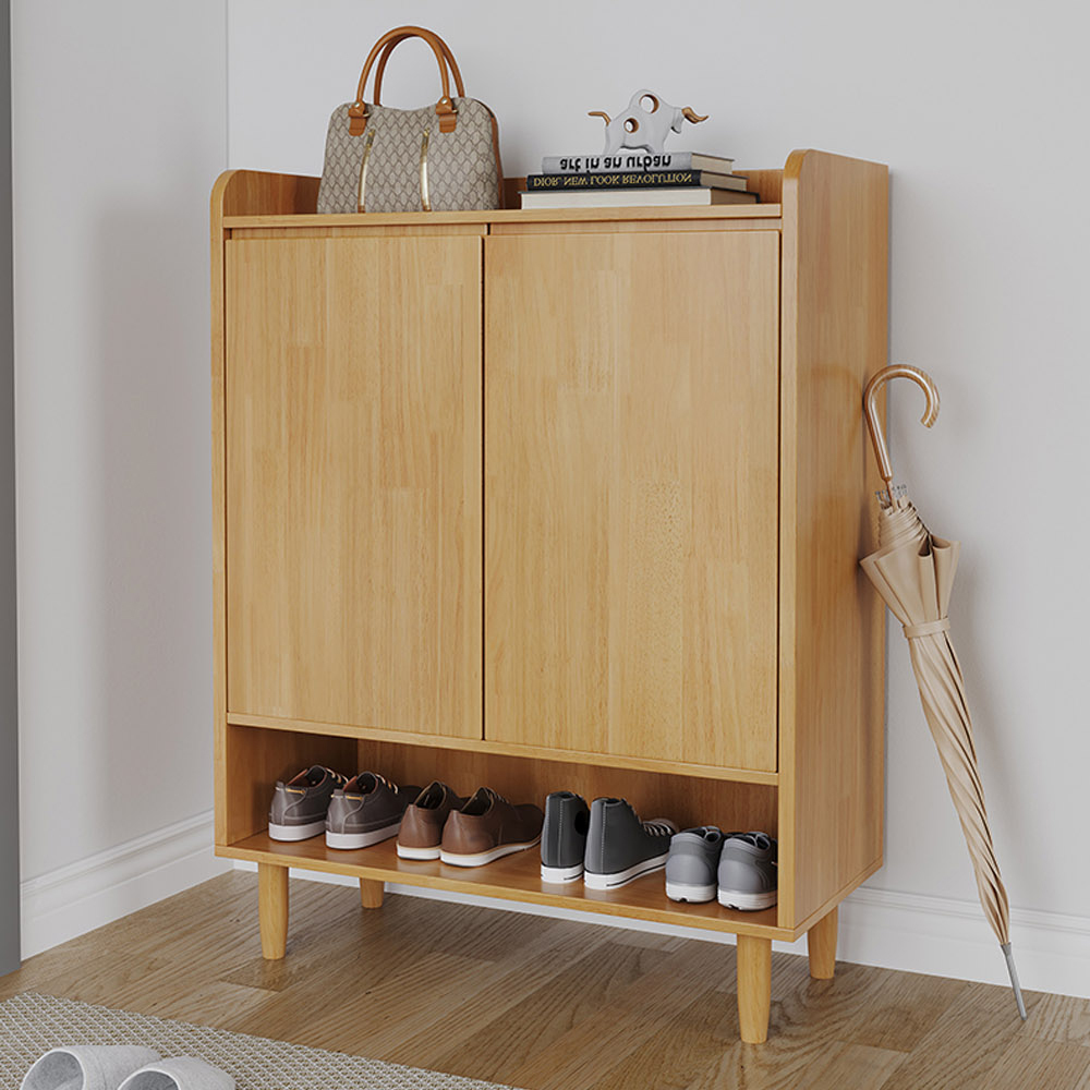 【AOTTO】簡約全實木開門玄關收納鞋櫃(WD-023)