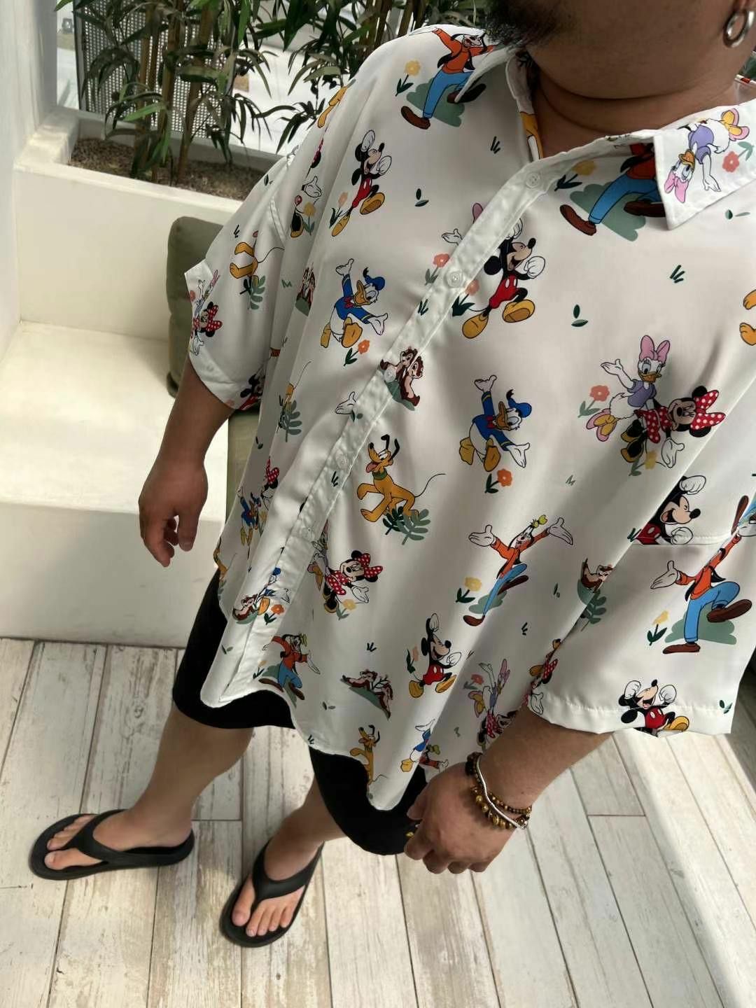 米奇圖案短袖恤衫 KKUKKU-006S