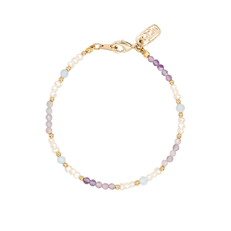 藍花楹盛開 – 海藍寶 – 手鍊