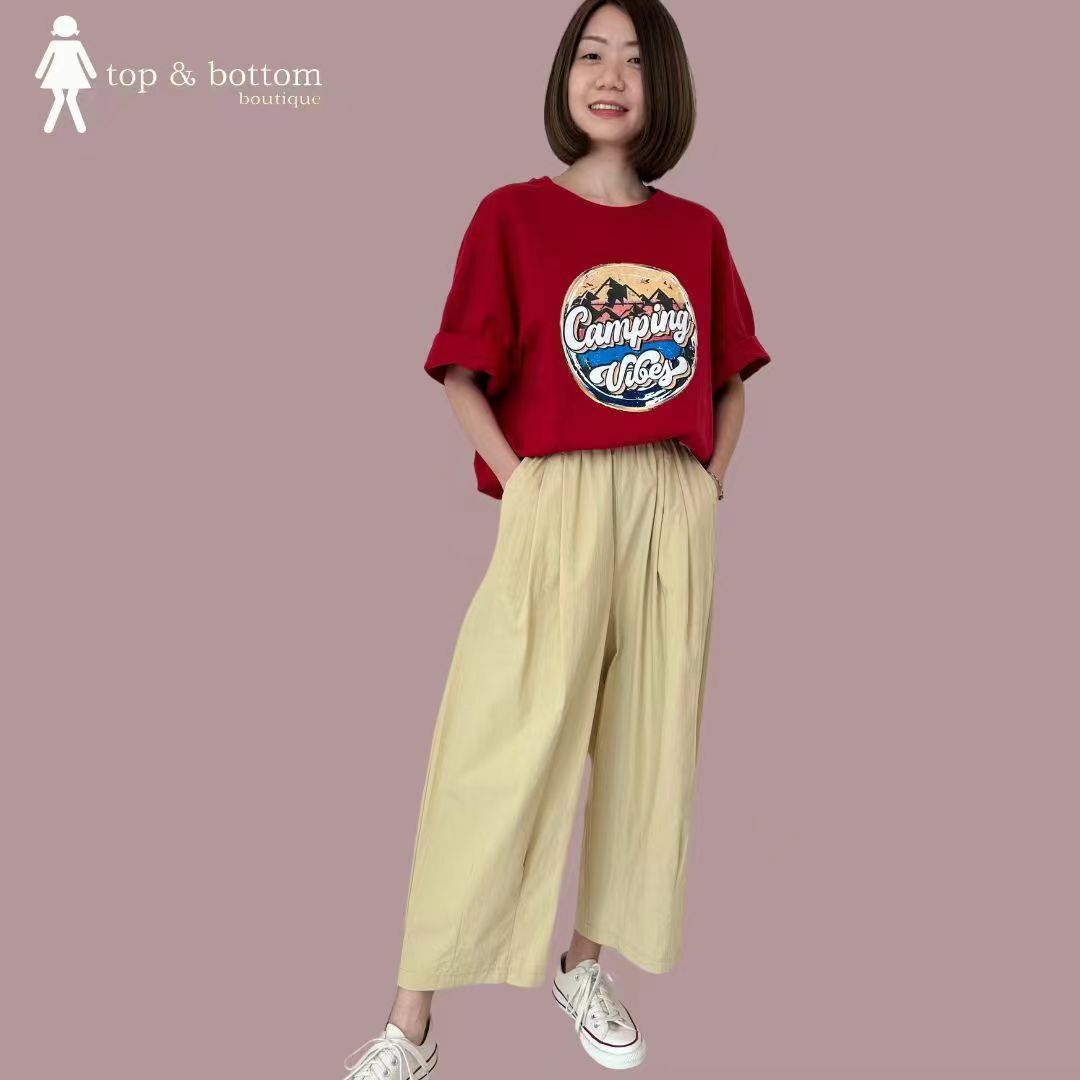 PRINTED OVERSIZE LONG TEE