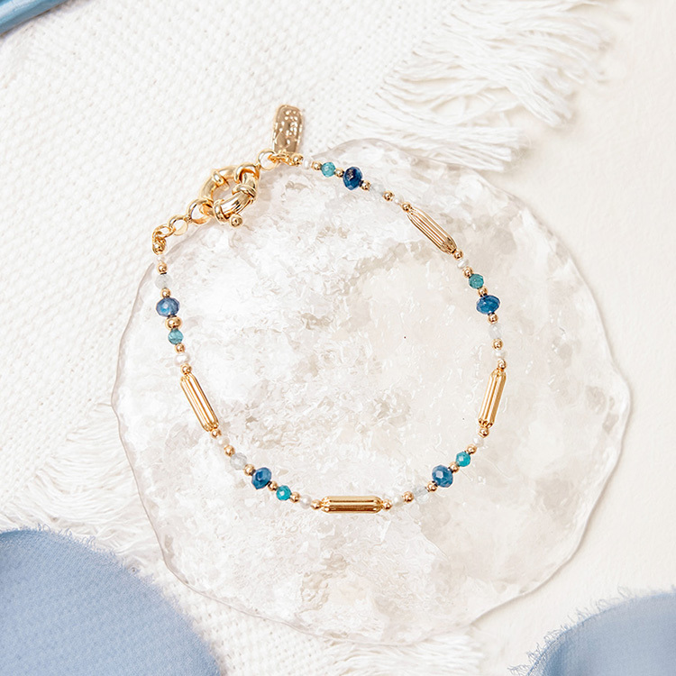 粉蝶花願望 – 藍晶石 – 手鍊