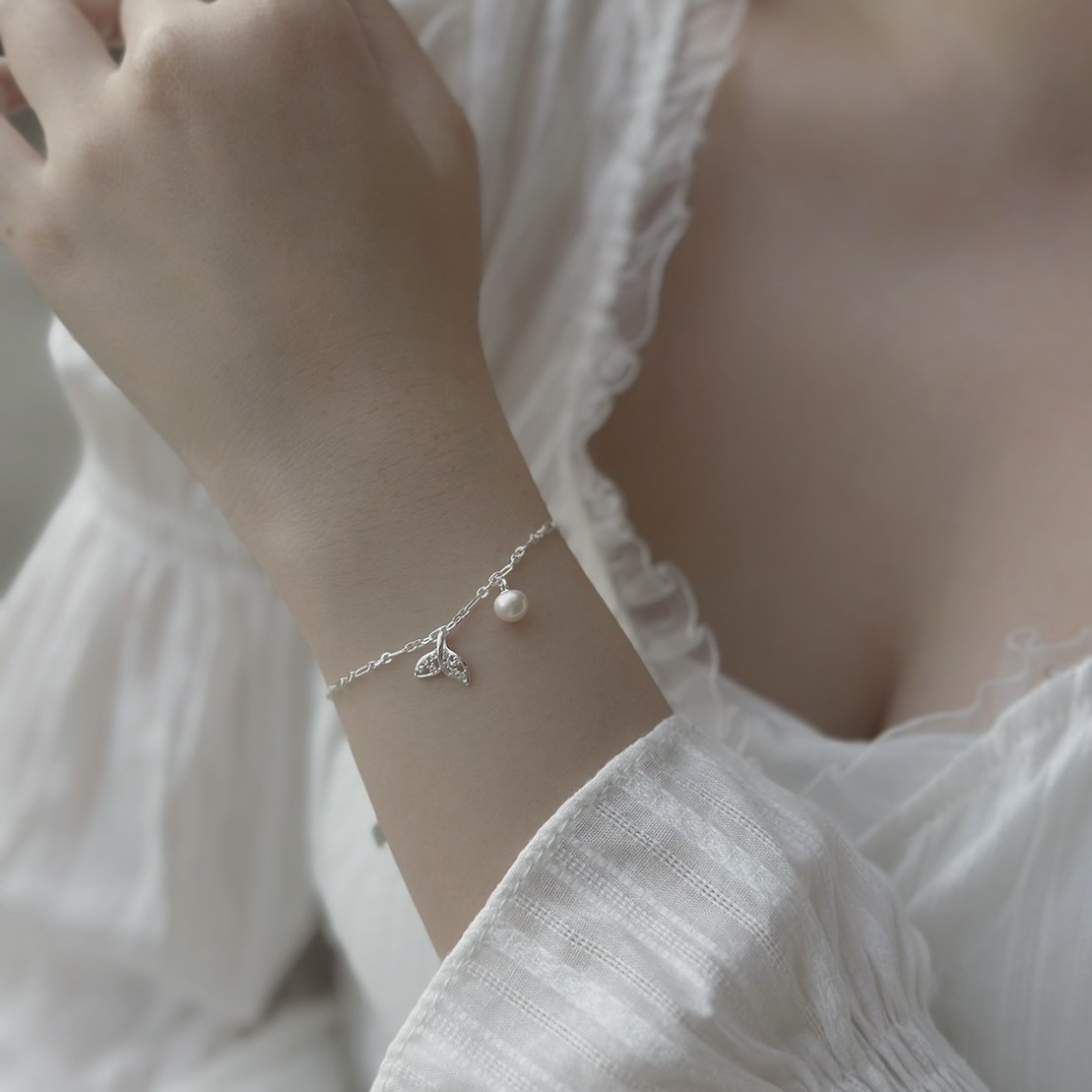 寶藏．魚尾純銀手鍊