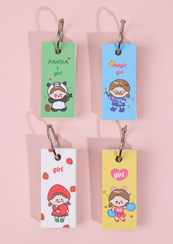 小铁圈本 迷你单词本（款式随机 80张）