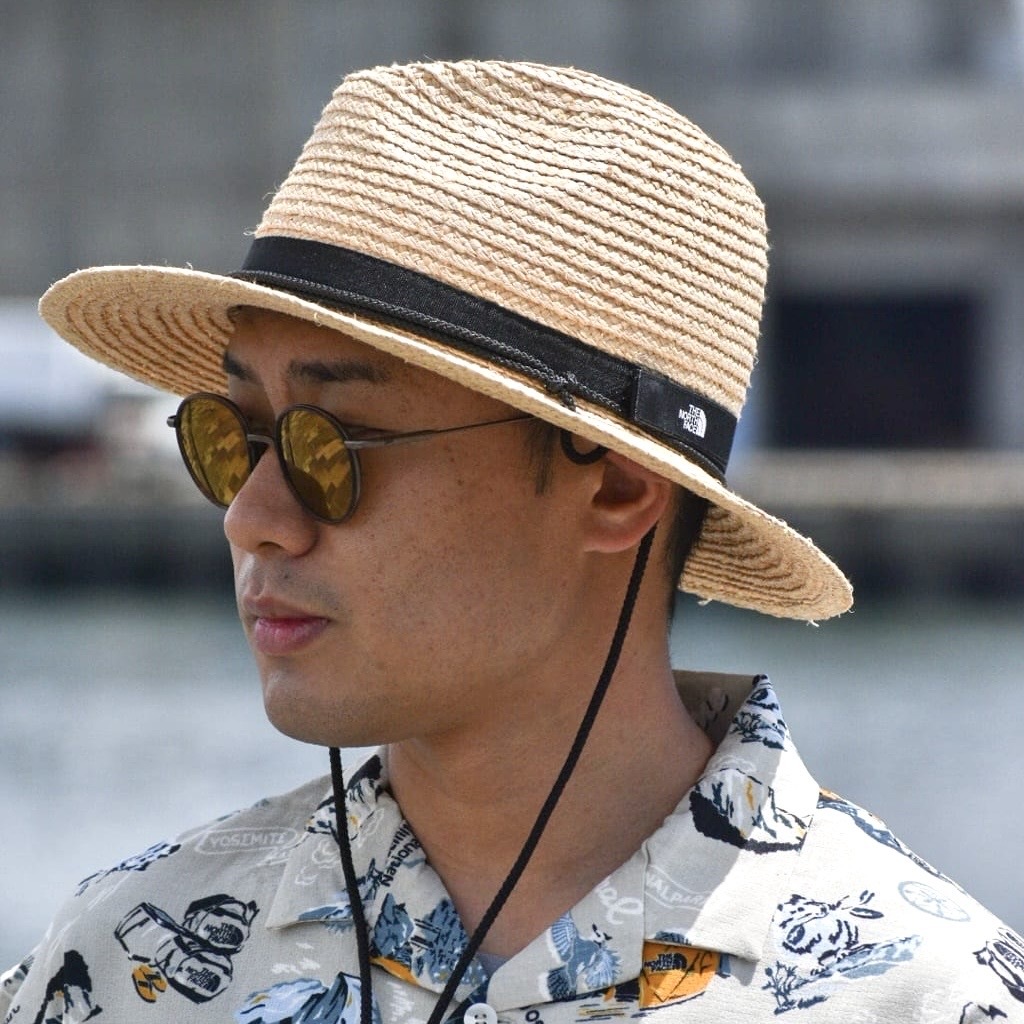 預購┃日本 THE NORTH FACE RAFFIA BLADE HAT 紳士帽 折疊 拉菲草 草帽