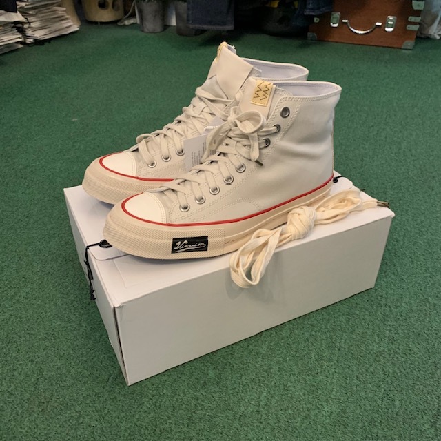 ⏱️限時優惠LIMITED TIME SALE : VISVIM SKAGWAY HI PATTEN - IVORY SIZE 8.5 IN STOCK NOW (現貨發售中)
