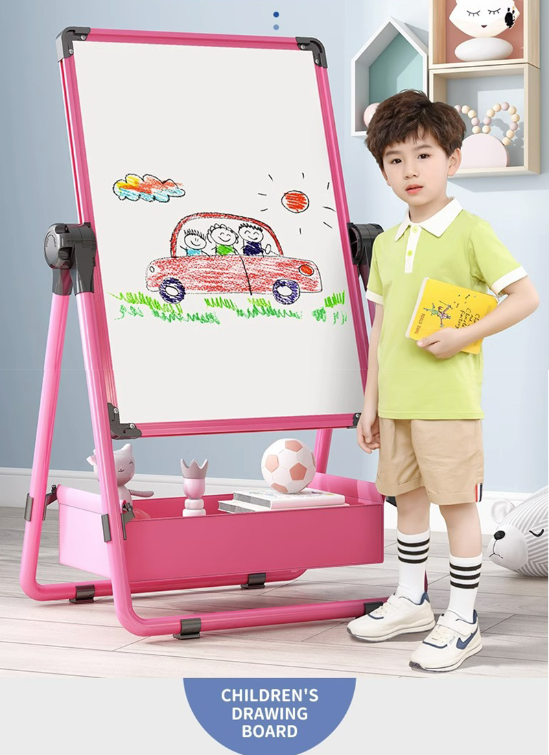 磁性畫板支架家用支架式雙面可升降寫字板 48*102*53CM AD5121