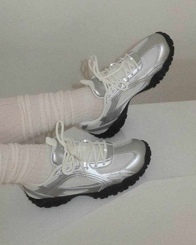 FILA ECHAPPE MS 韓韶禧代言同款 銀色 奶油白 銀黑 芭蕾風 Y2K 千禧年 男女鞋 11001XM02348H063 / 預購