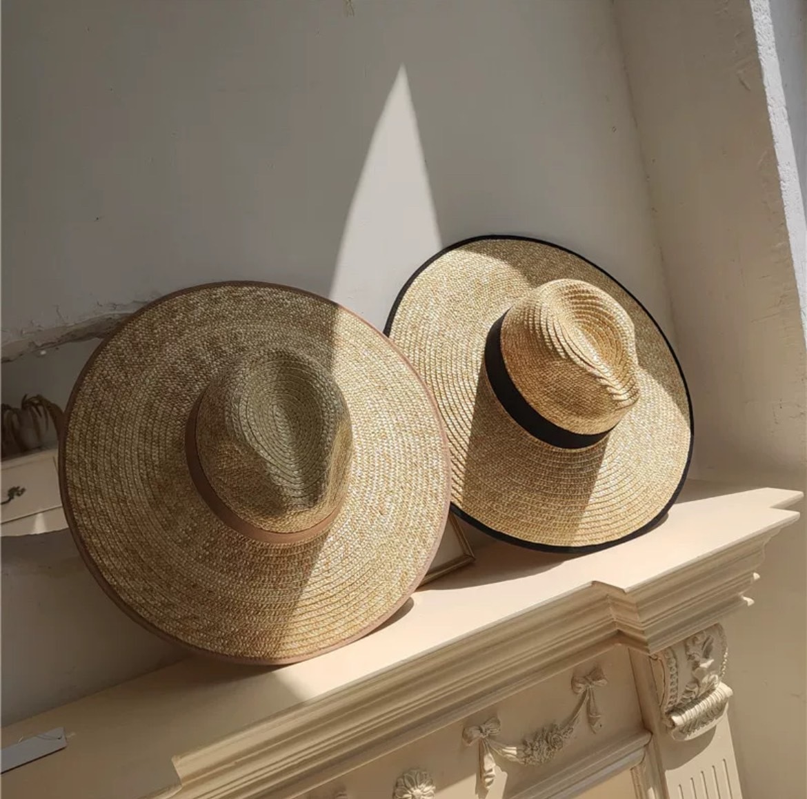 英倫滾邊編織帽/兩色