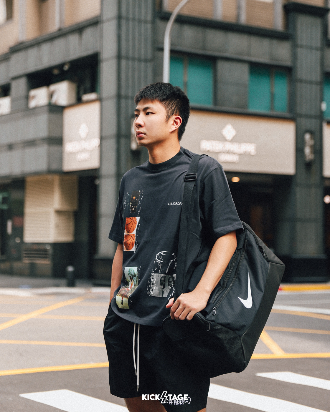 男女款 NIKE JORDAN FLIGHT HERITAGE TEE 黑 白 照片 休閒 短袖 短T【FN5987】