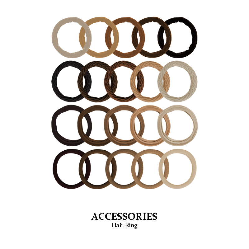粗毛料髮圈