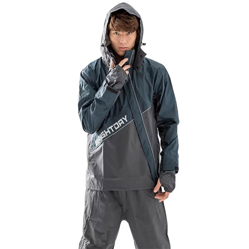 BRIGHTDAY X武士斜開兩件式風雨衣雨衣｜安信騎士