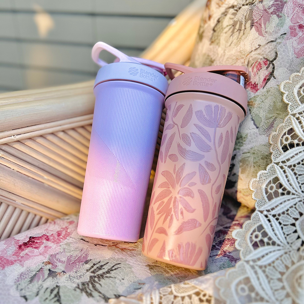 BlenderBottle®Sleek不鏽鋼｜25oz 搖搖杯｜冷杉拿鐵