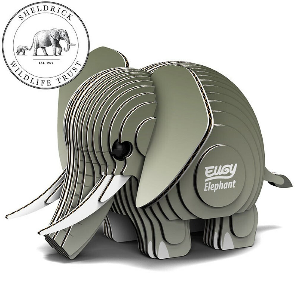 EUGY 3D Cardboard Kit Set Model - 010 Elephant