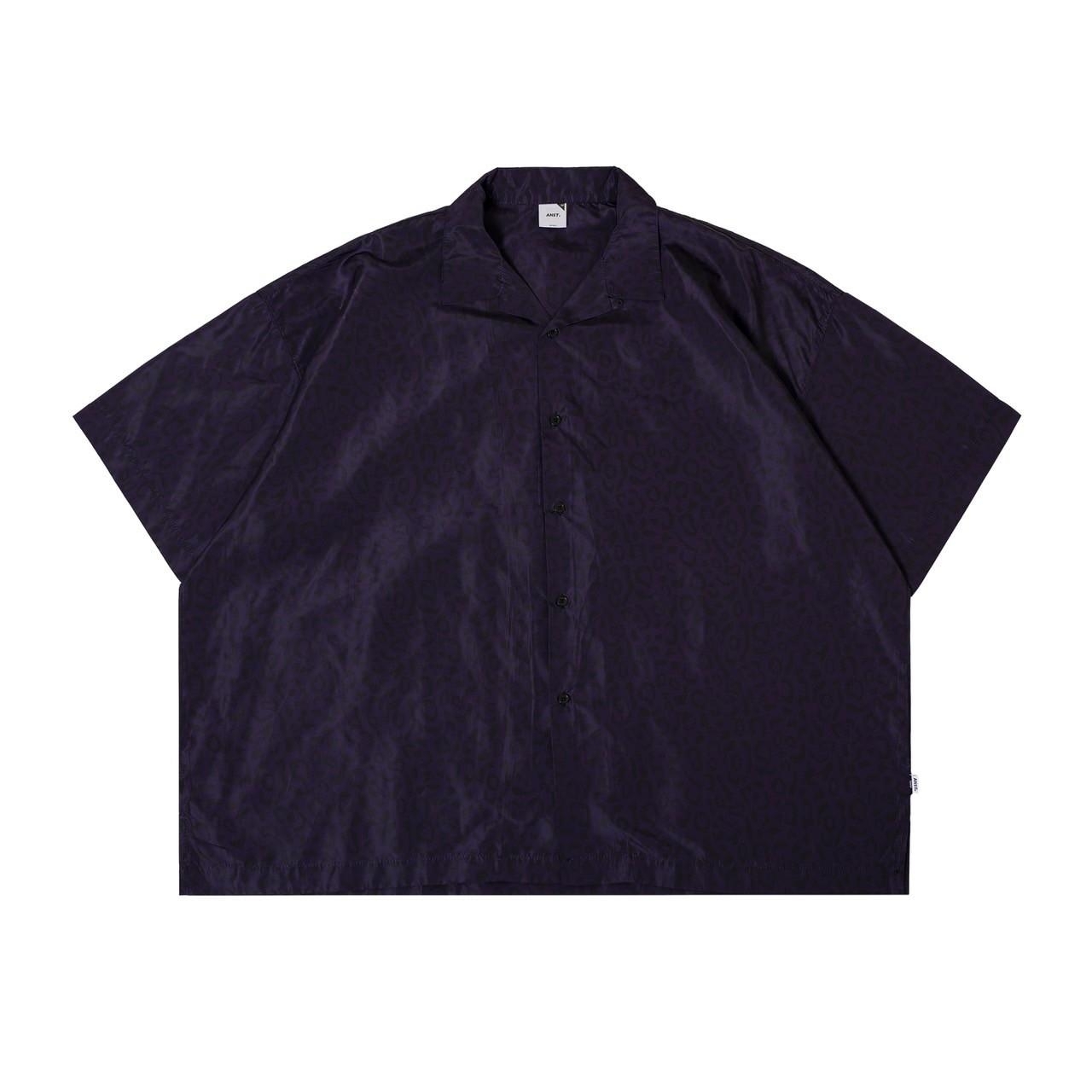 ANST 古巴領豹紋短袖襯衫 AN.37