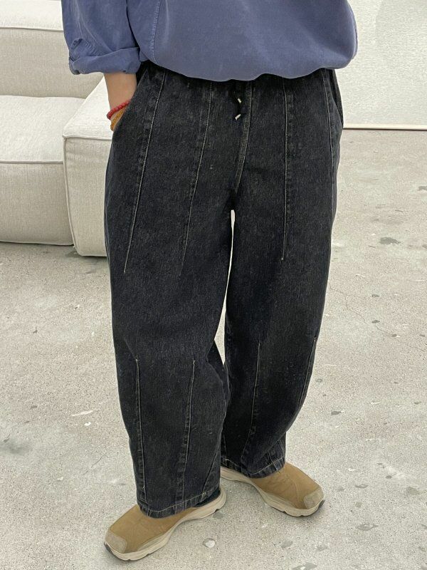 洗水鬆身牛仔褲 HIGH FIVE-054J