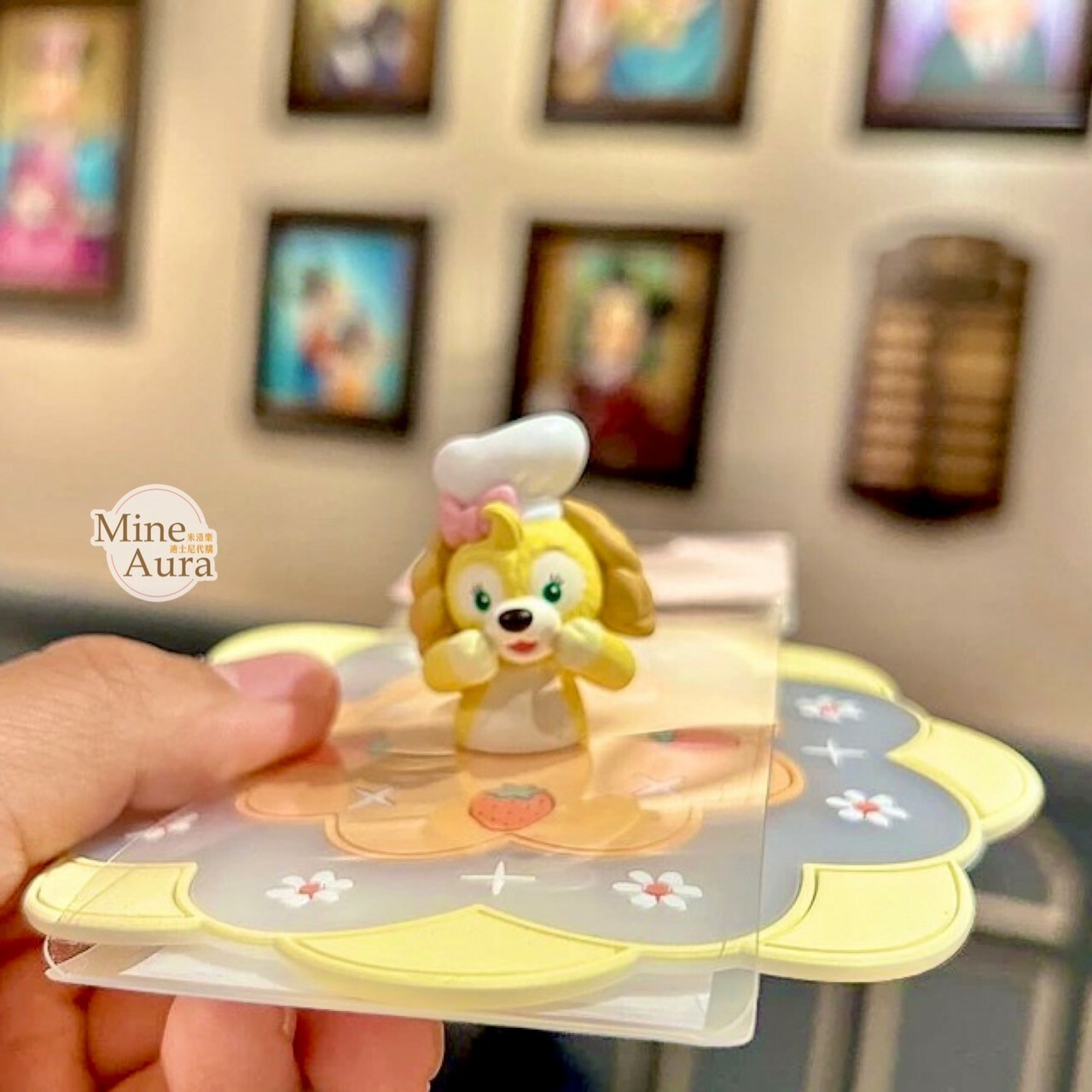 可琦安 餅乾 CookieAnn 花邊造型 矽膠 杯蓋 -上海迪士尼樂園