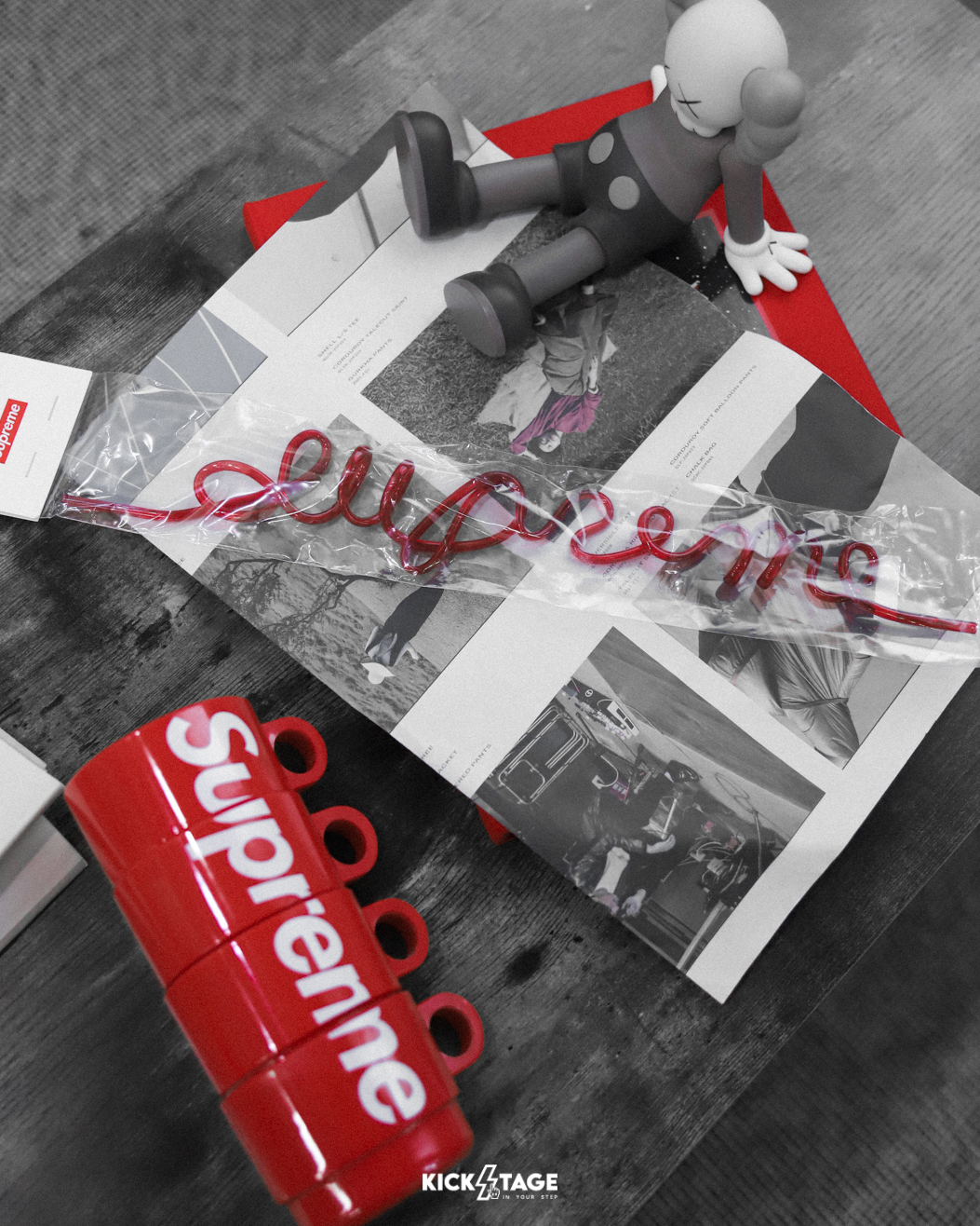 SUPREME 24SS SILLY STRAW 紅色 開季禮物 LOGO字母造型吸管 派對吸管【SUP631】