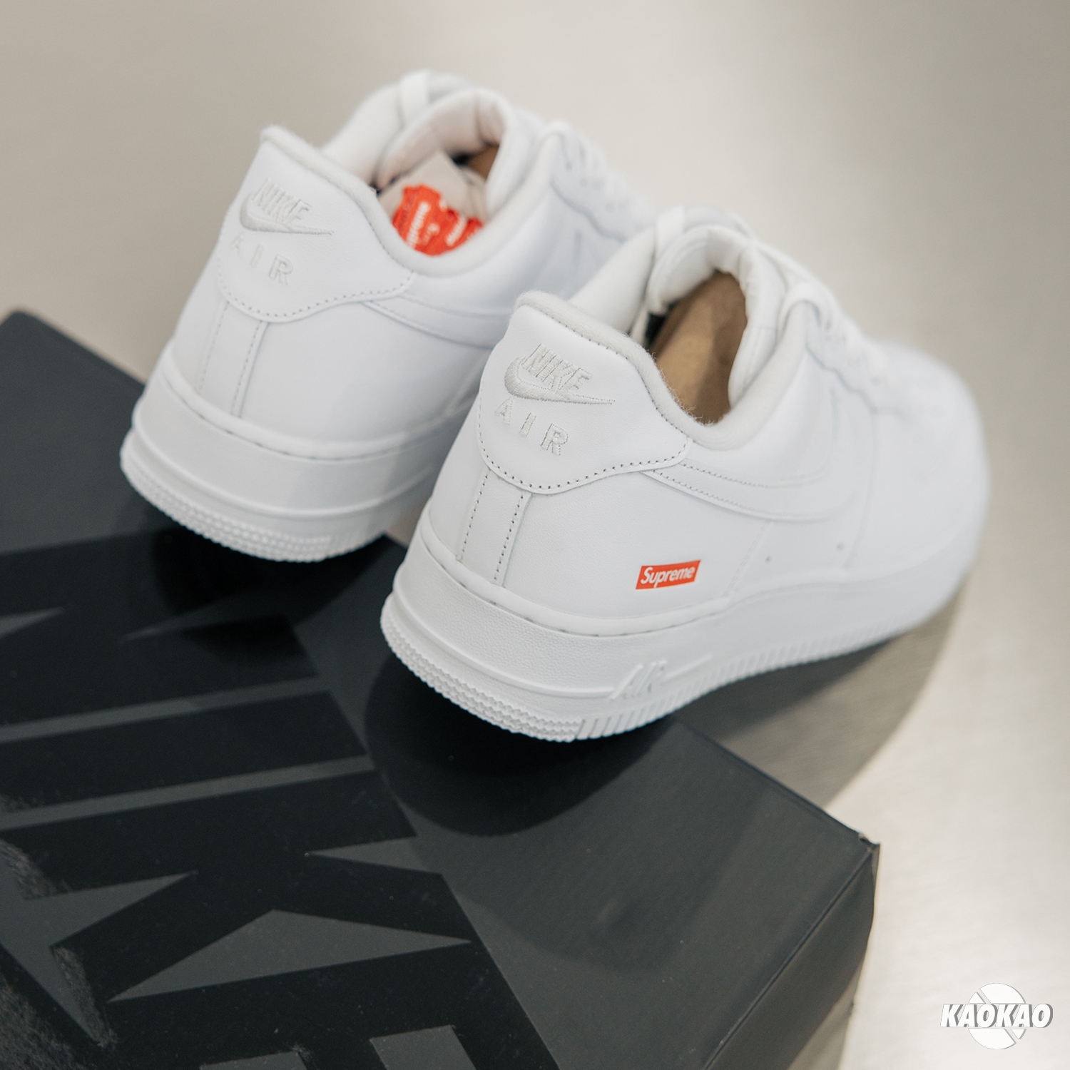 男款 Supreme x Nike Air Force 1 Low 聯名款 白【CU9225-100】