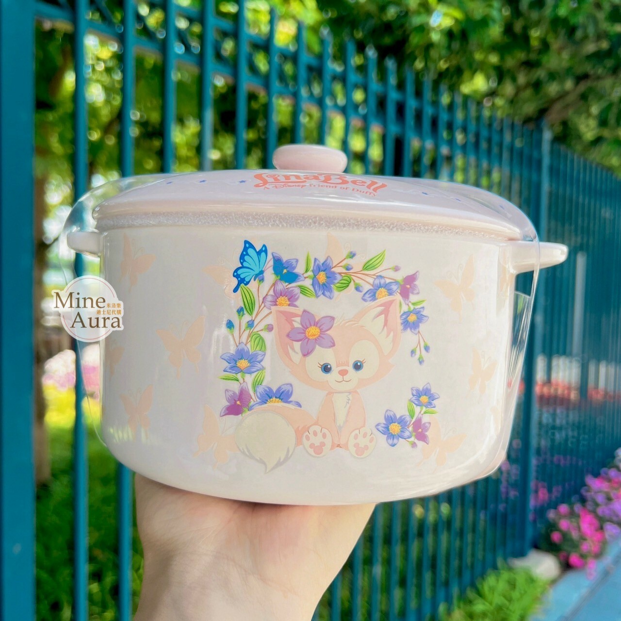 廚房系列 玲娜貝兒 Lina bell 附蓋 陶瓷碗 湯鍋 -上海迪士尼樂園