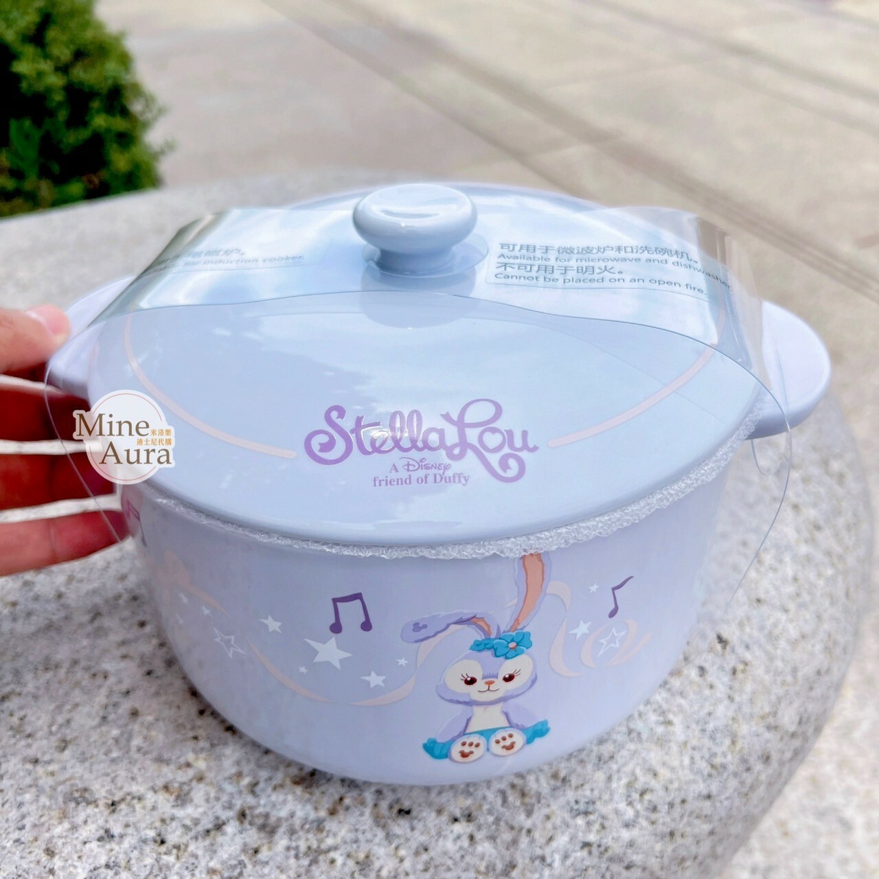 廚房系列 史黛拉露 星黛露 StellaLou 附蓋 陶瓷碗 湯鍋 -上海迪士尼樂園