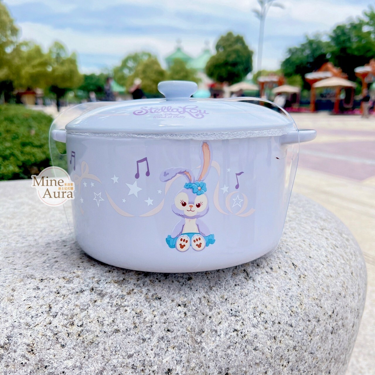 廚房系列 史黛拉露 星黛露 StellaLou 附蓋 陶瓷碗 湯鍋 -上海迪士尼樂園