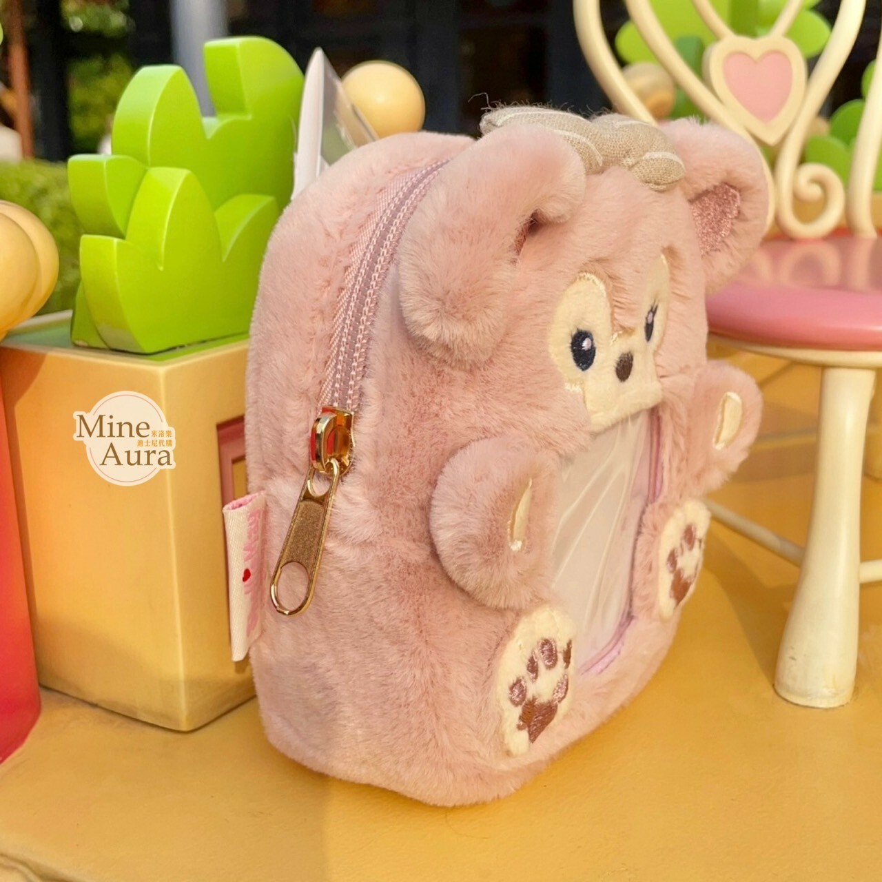 雪莉玫 ShellieMay 透明造型 零錢包 吊飾 鑰匙圈 -上海迪士尼樂園