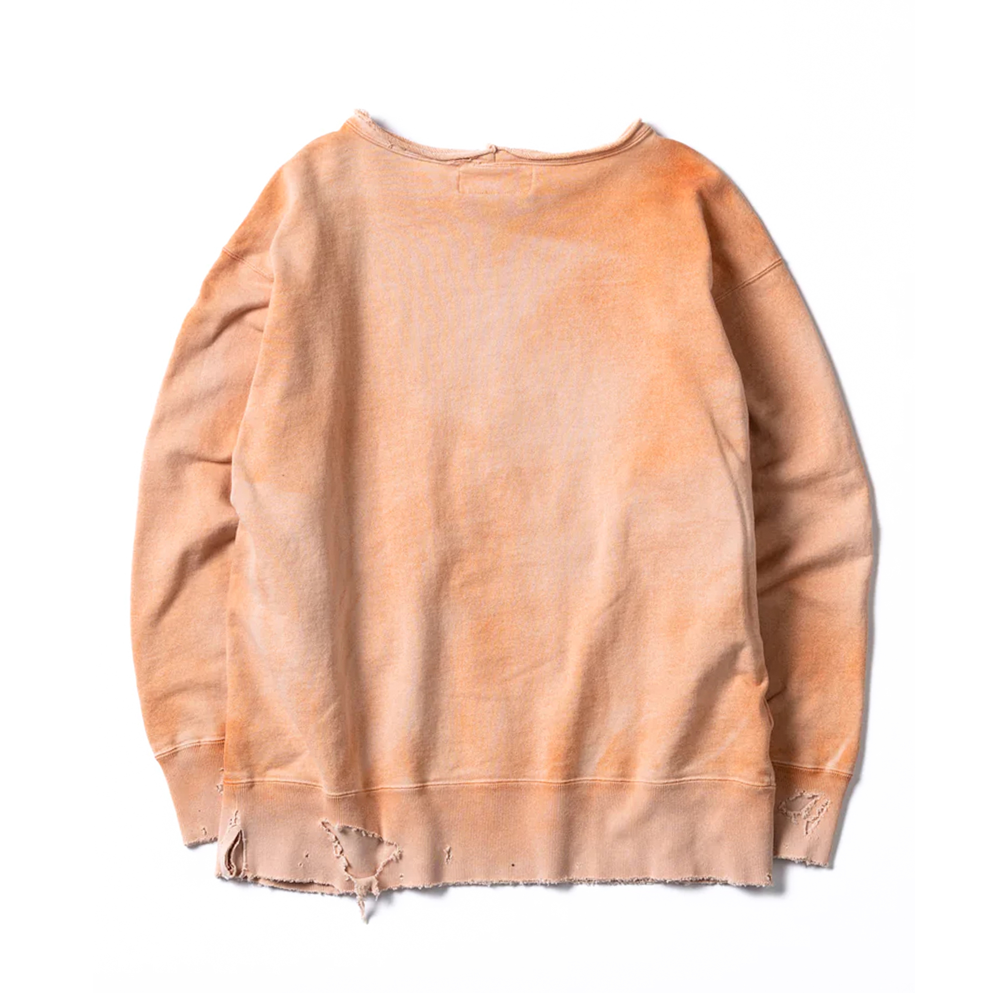 Anachronorm - Dyed Cut-Off Sweat Parka (Orange)