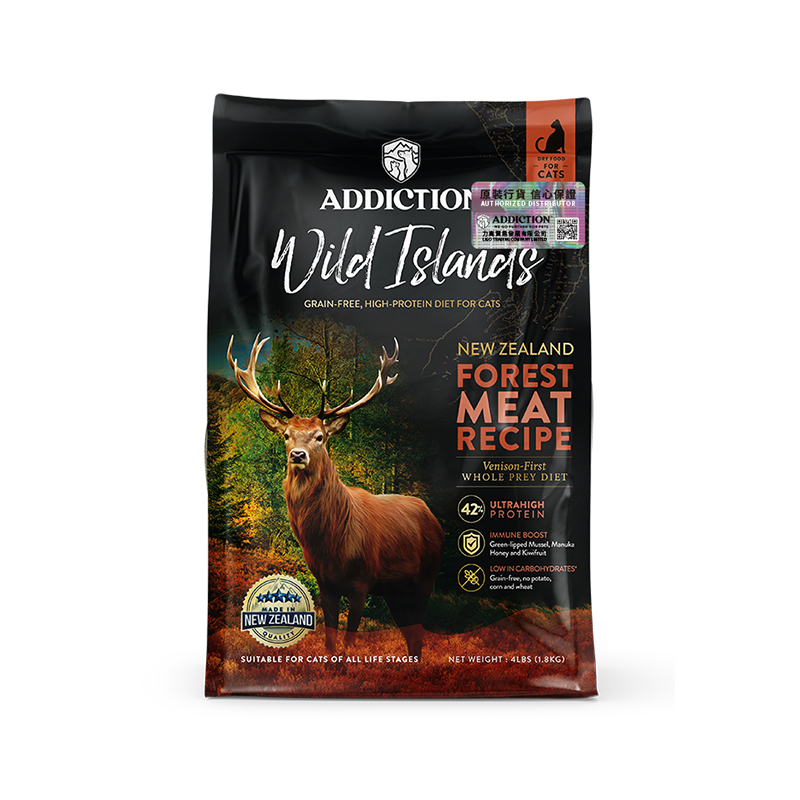 Addiction wild island 高蛋白無穀系列 全貓 鹿肉 4lb / 10lb