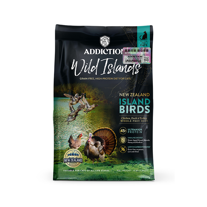 Addiction wild island 高蛋白無穀系列 全貓 禽肉 4lb / 10lb