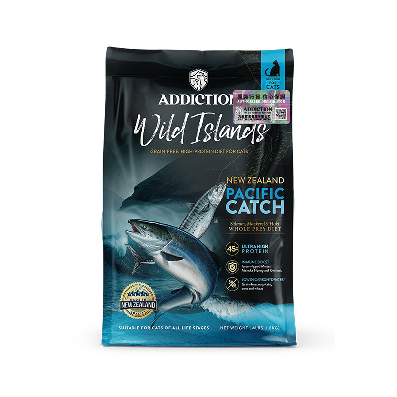 Addiction wild island 高蛋白無穀系列 全貓 太平洋魚肉 4lb / 10lb