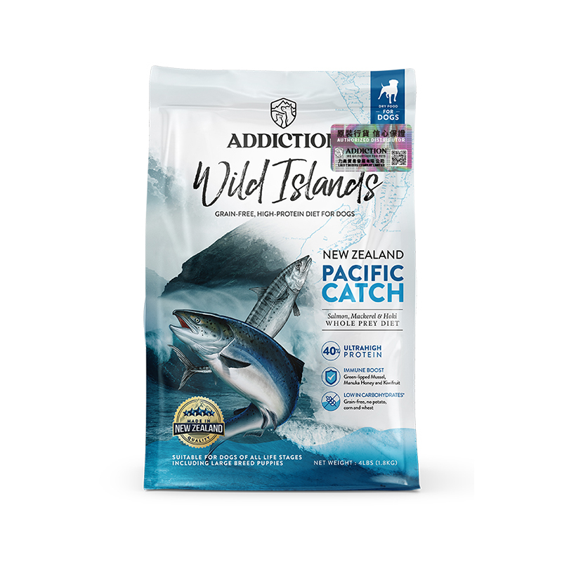 Addiction wild island 高蛋白無穀系列 全犬 太平洋魚肉 4lb / 20lb