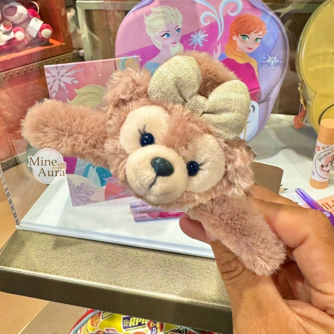 雪莉玫 ShellieMay 大頭造型 絨毛 髮夾 髮抓 鯊魚夾 -上海迪士尼樂園