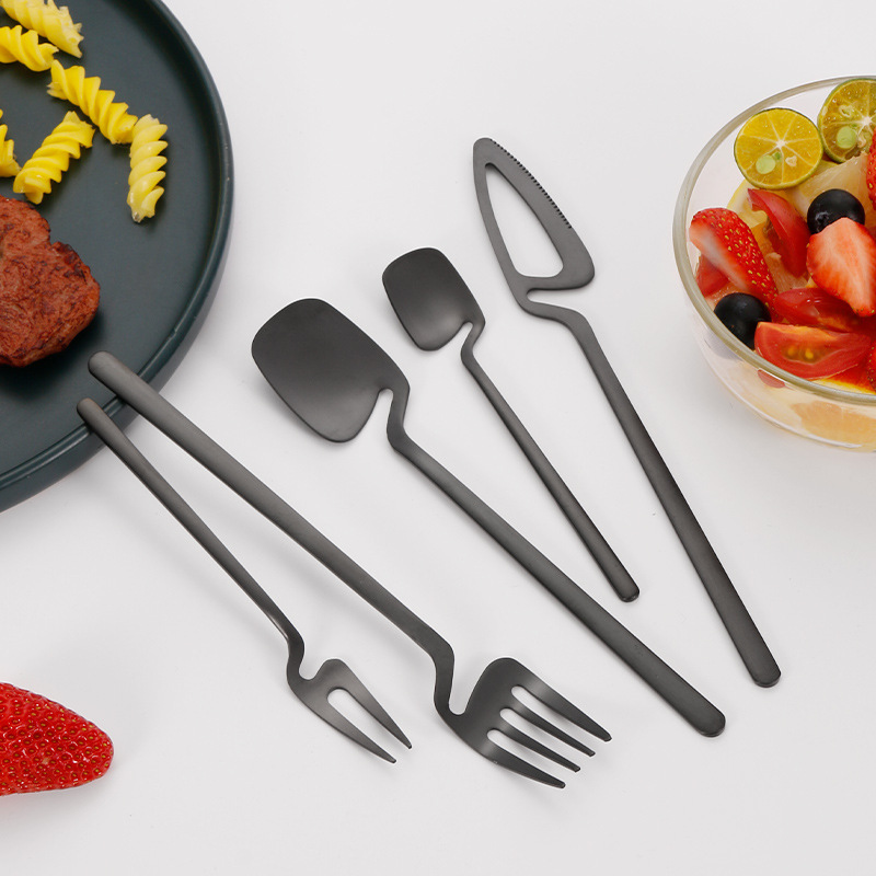 《4223》精緻304不鏽鋼掛杯餐具咖啡湯叉