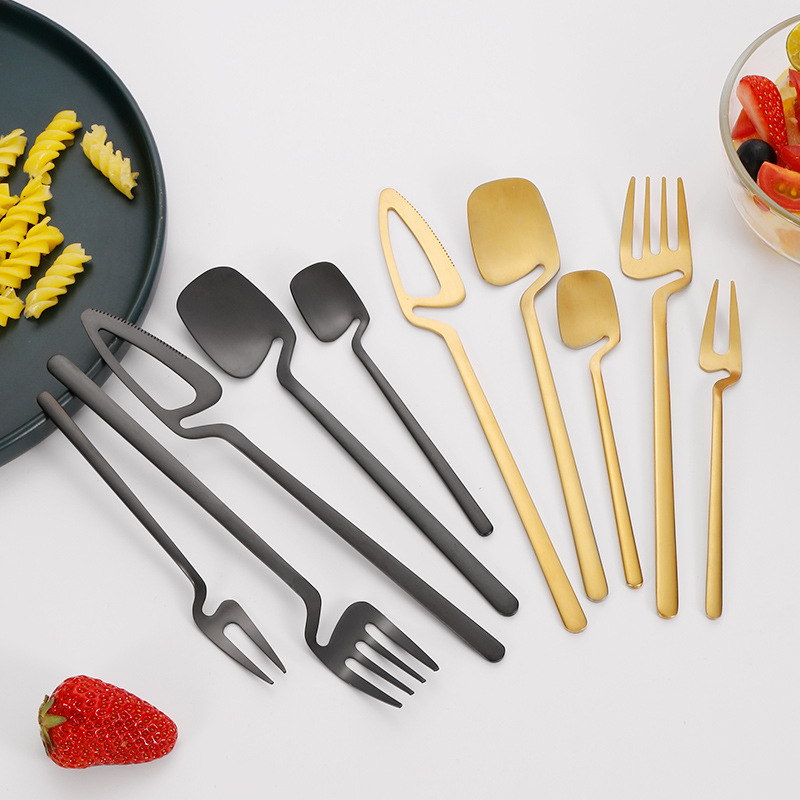 《4223》精緻304不鏽鋼掛杯餐具咖啡湯叉