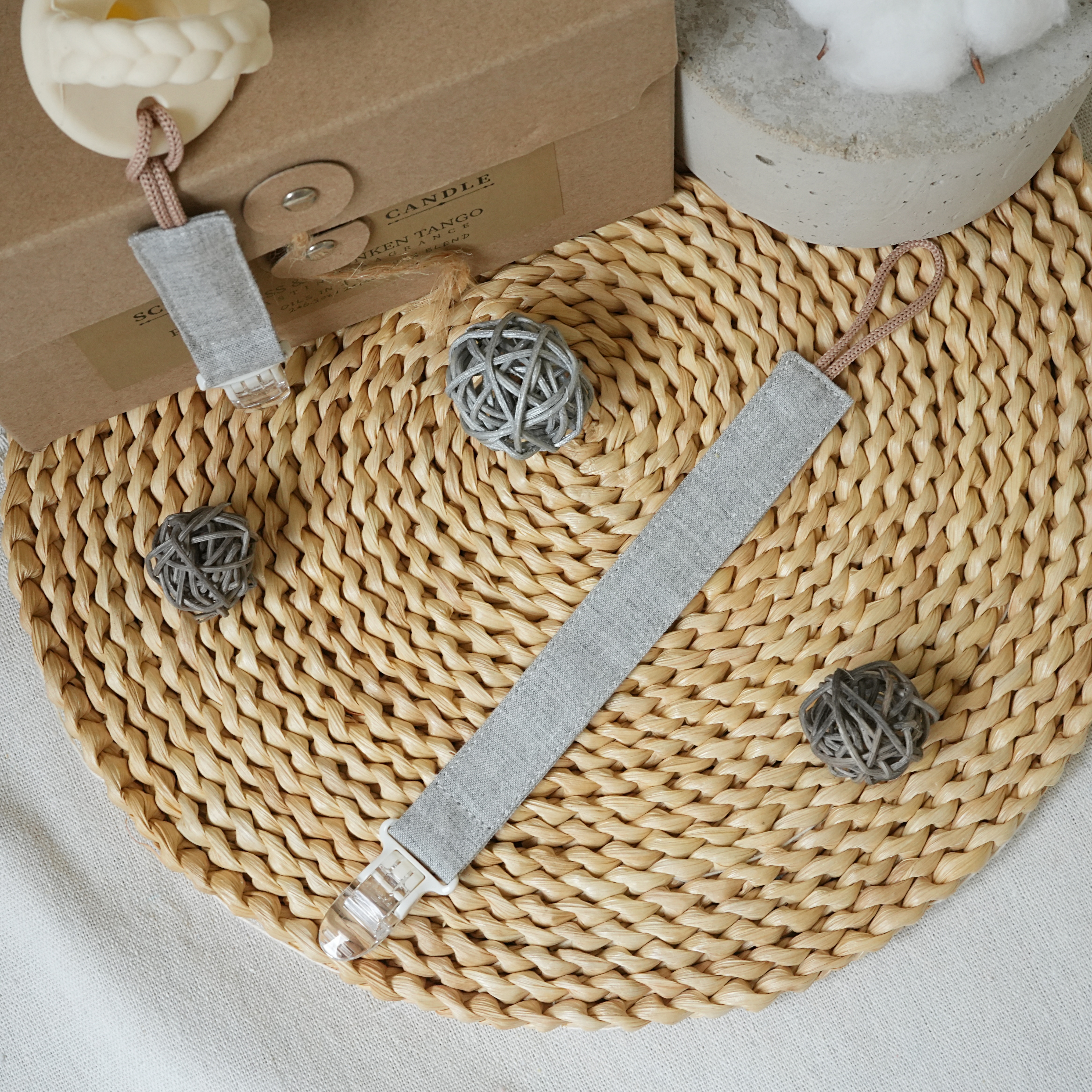 Hi Y.P store-鱷魚夾-亞麻灰