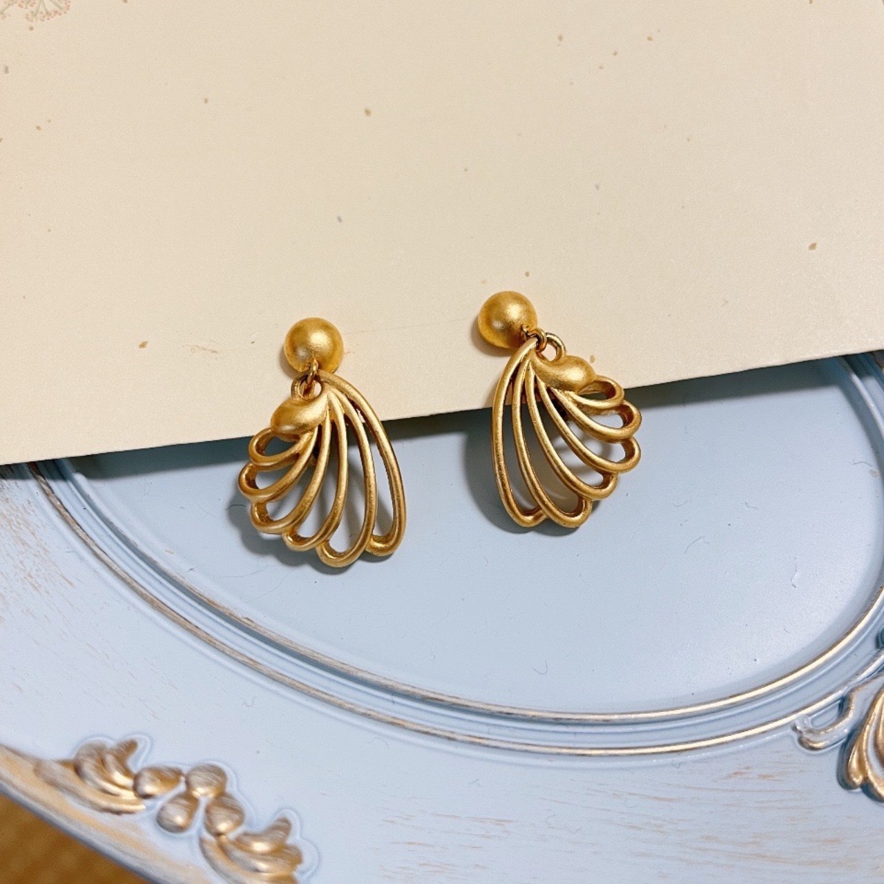 Nina Ricci 中古夾式耳環