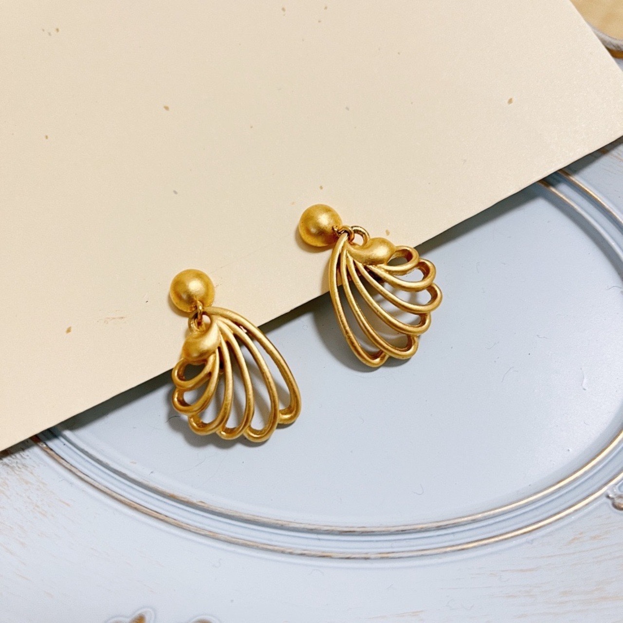 Nina Ricci 中古夾式耳環