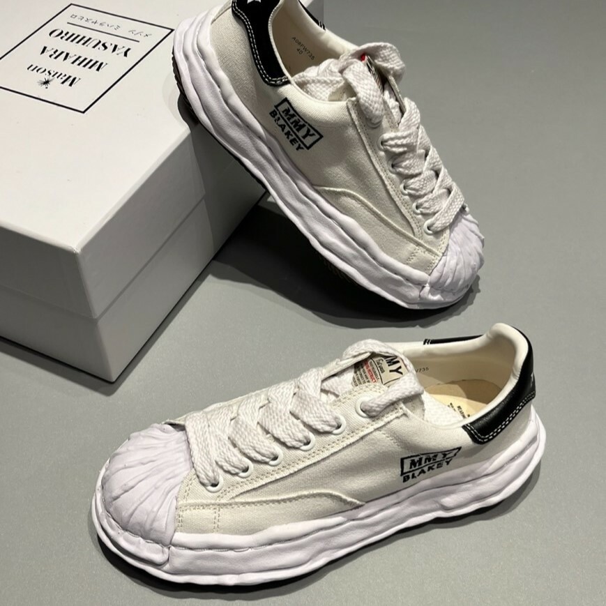 Maison Mihara Yasuhiro 三原康裕 白 黑 休閒鞋 A08FW735