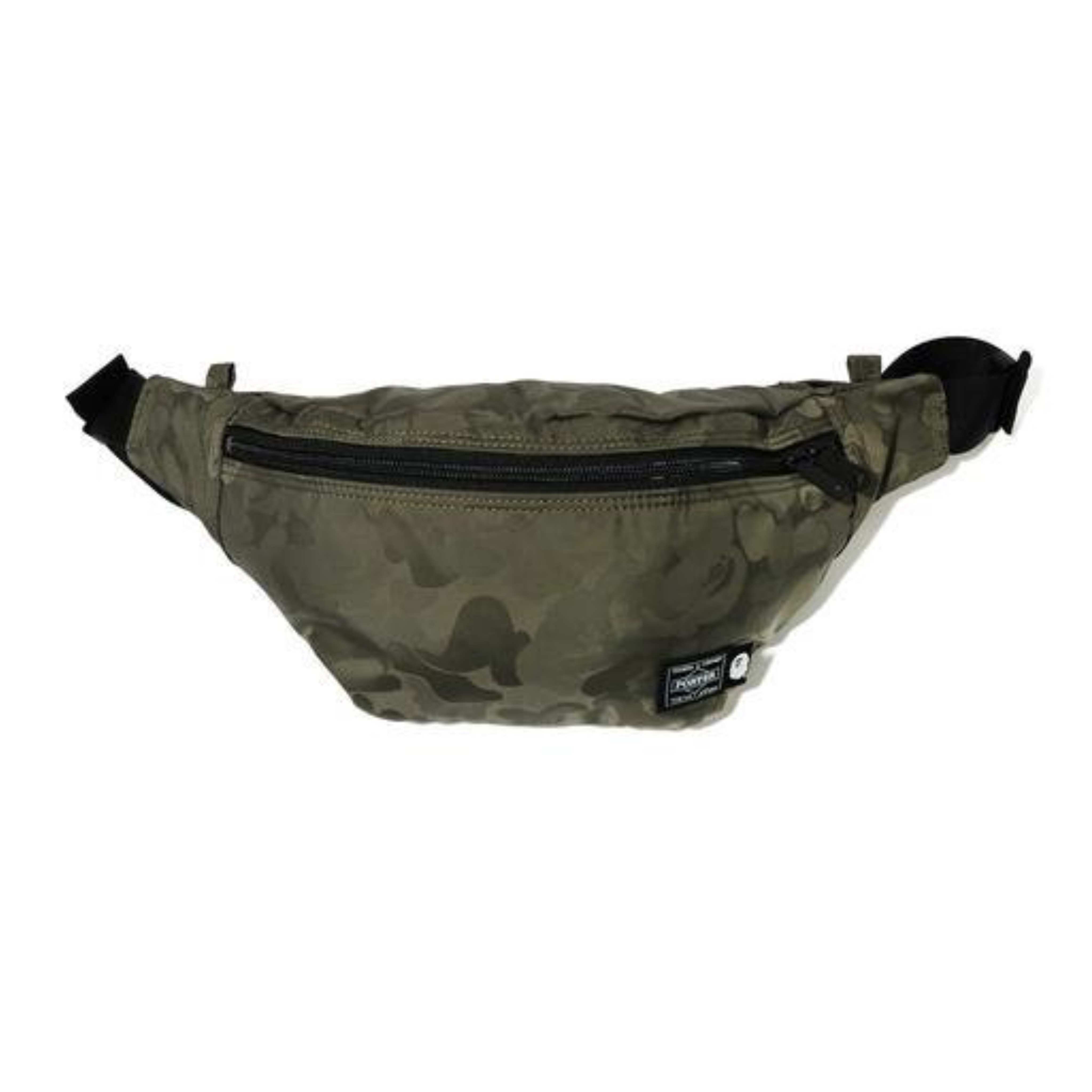 APE BAPE X PORTER JACQUARD CAMO WAIST BAG 聯名 腰包